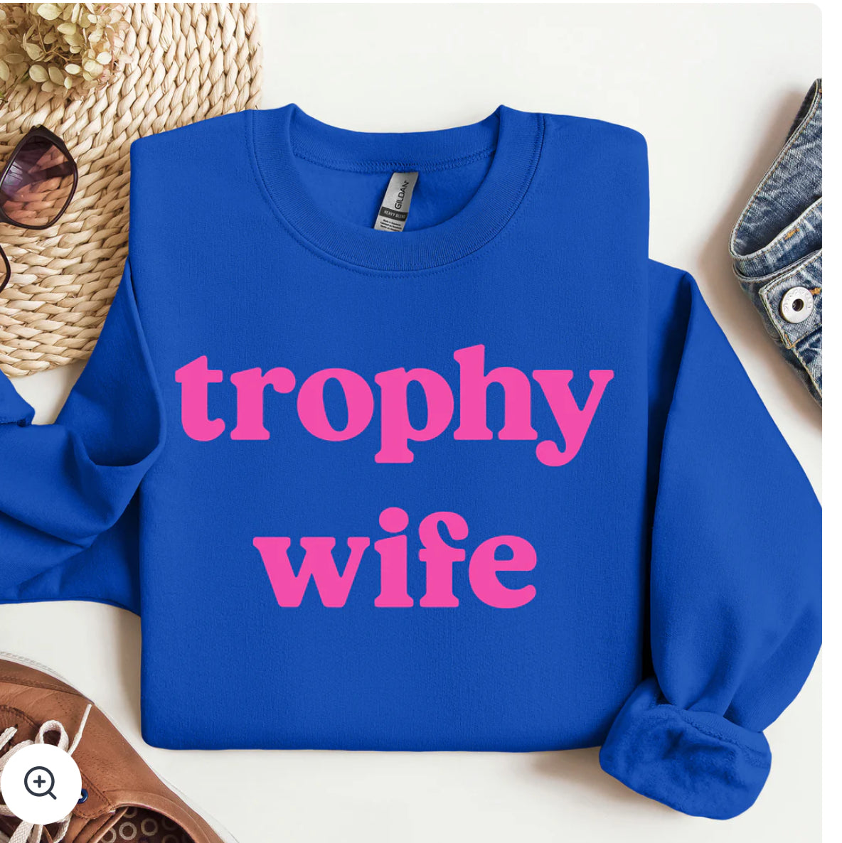 Trophy Wife Royal Blue Sweatshirt